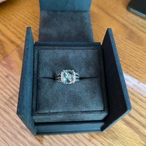 David Yurman Petite Wheaton Prasiolite Ring